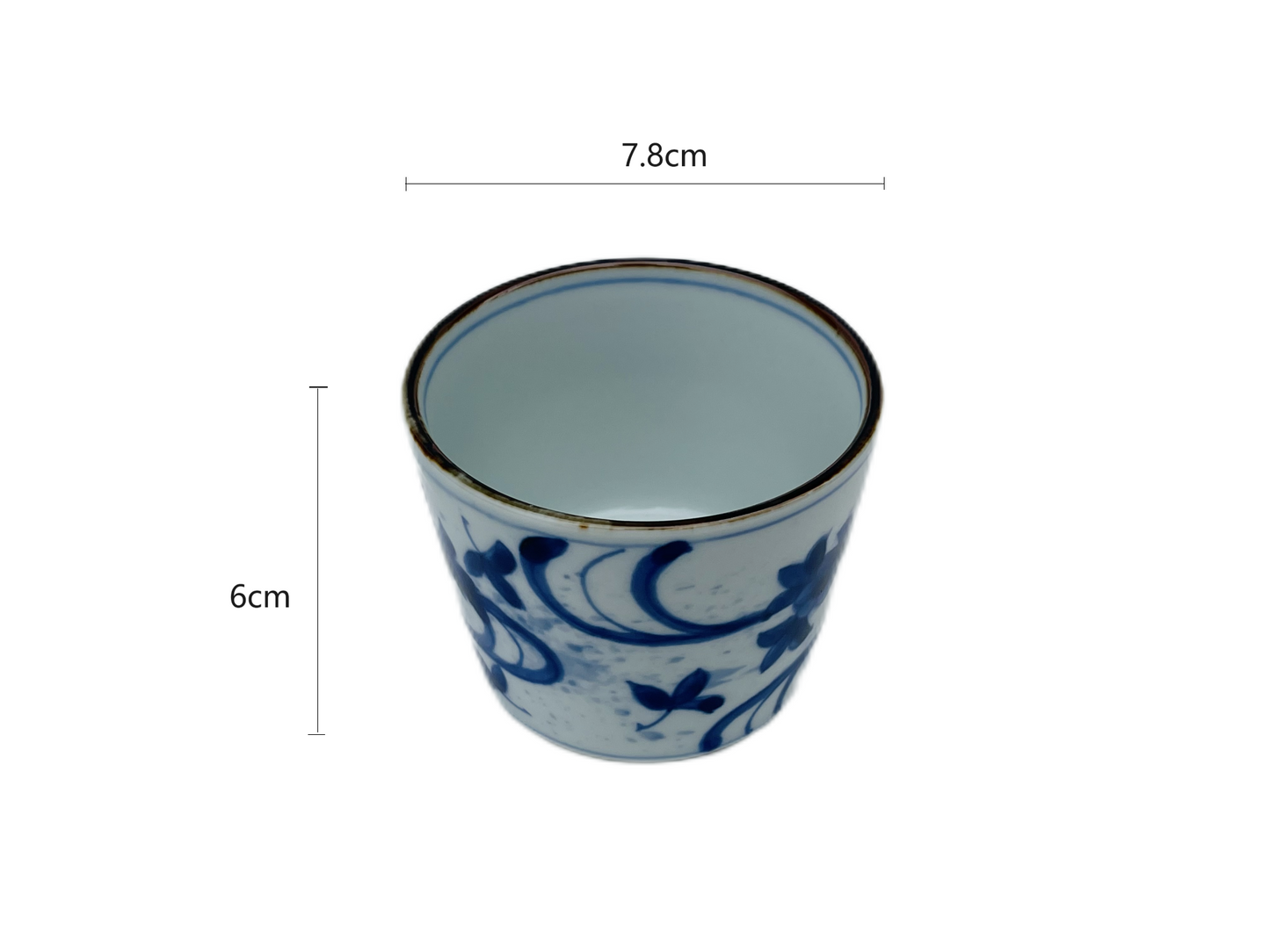 2023341/2023342 Ran Fu Rabbit/Ran Fu Flowing Inoguchi Cup 7.8*6cm