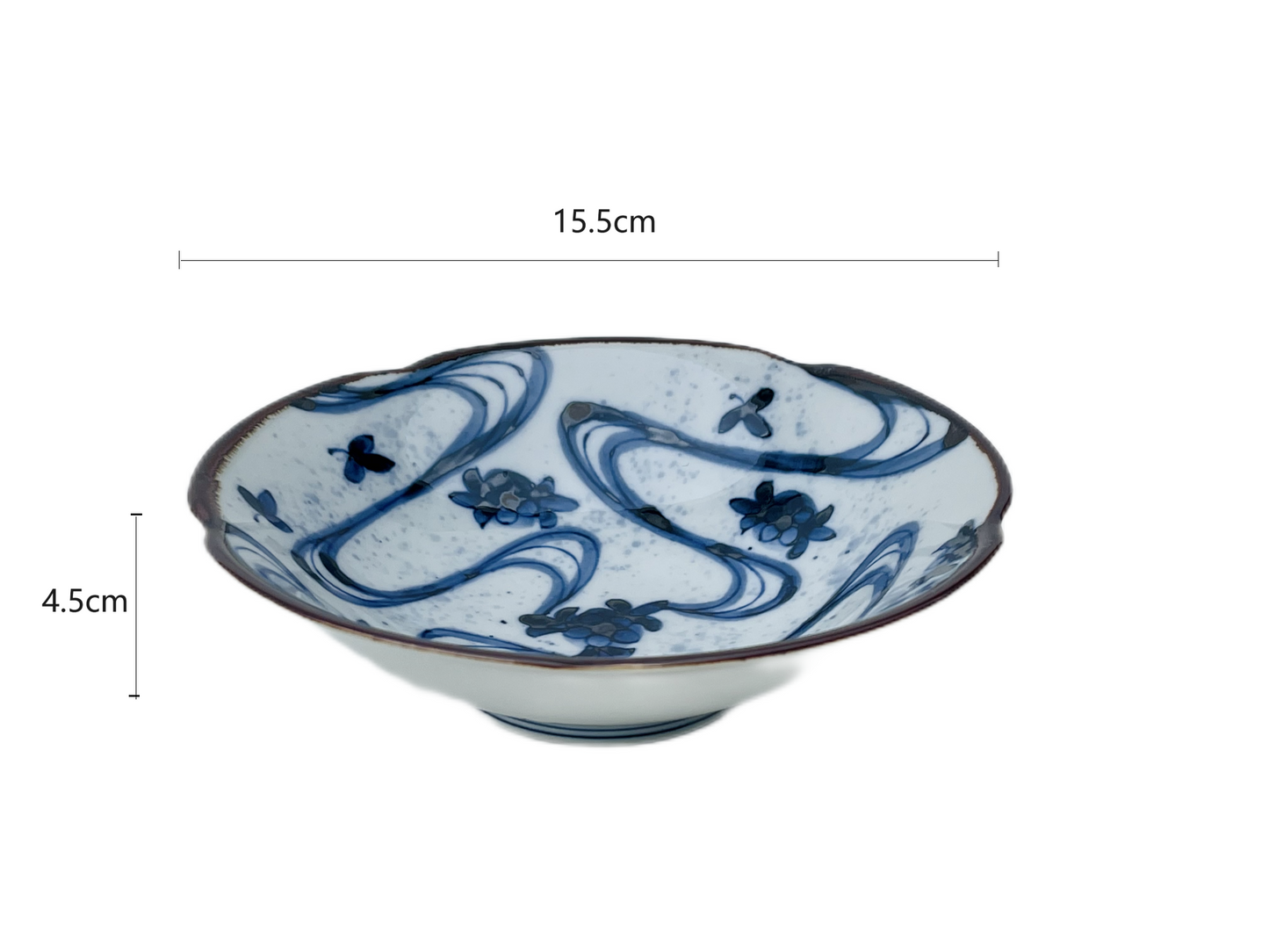 2023343 Ran Fu Flowing Bowl 15.5*4.5cm