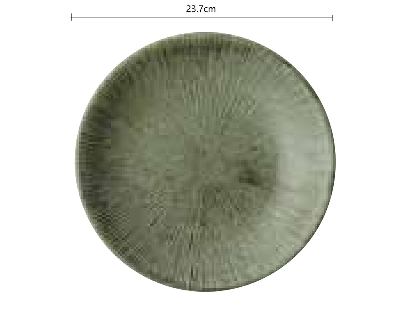2023396 Qian Duan Green No.7.5 Plate 23.7*3.4cm