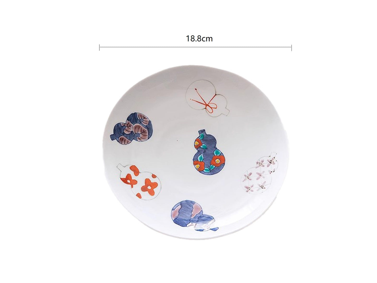 2023410 Gourd 6 Inch Plate 18.8*3.4cm