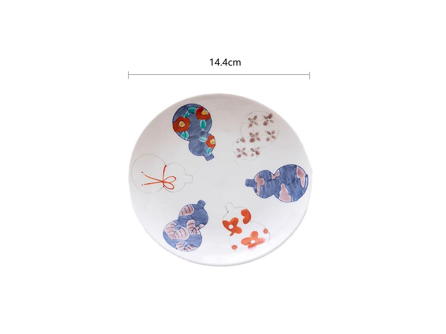 2023411 Gourd 5 Inch Plate 14.4*2cm