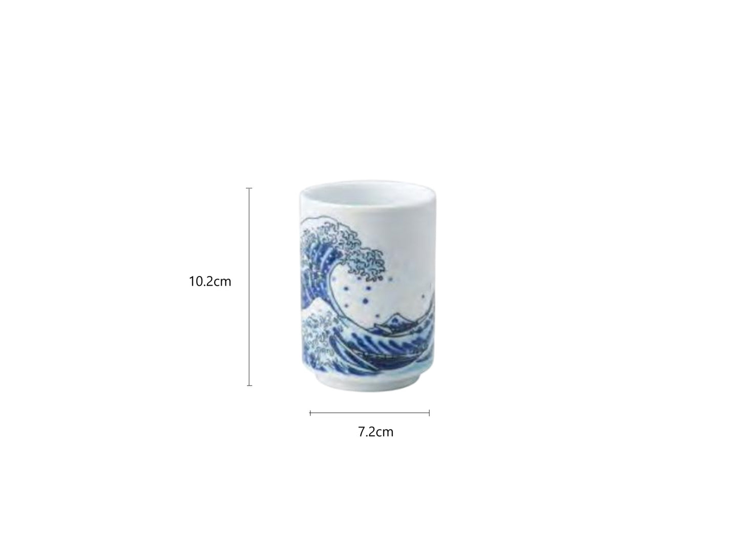 2025545 3-62-1 Fuji Through Waves Cup 7.2*10.2cm
