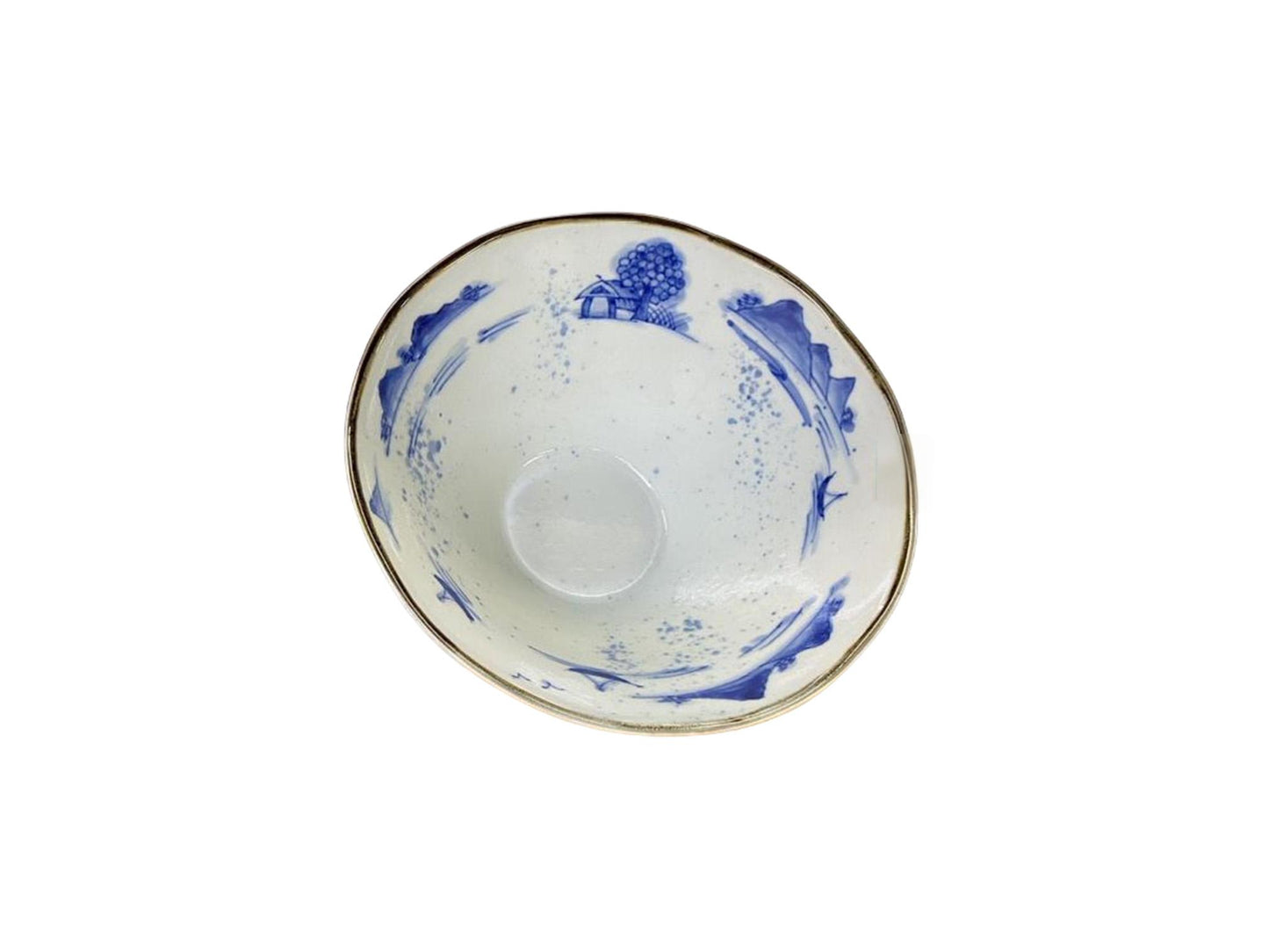 2025549 Gu Ran Fu Hexagonal Landscape Deep Bowl 19×8.8㎝