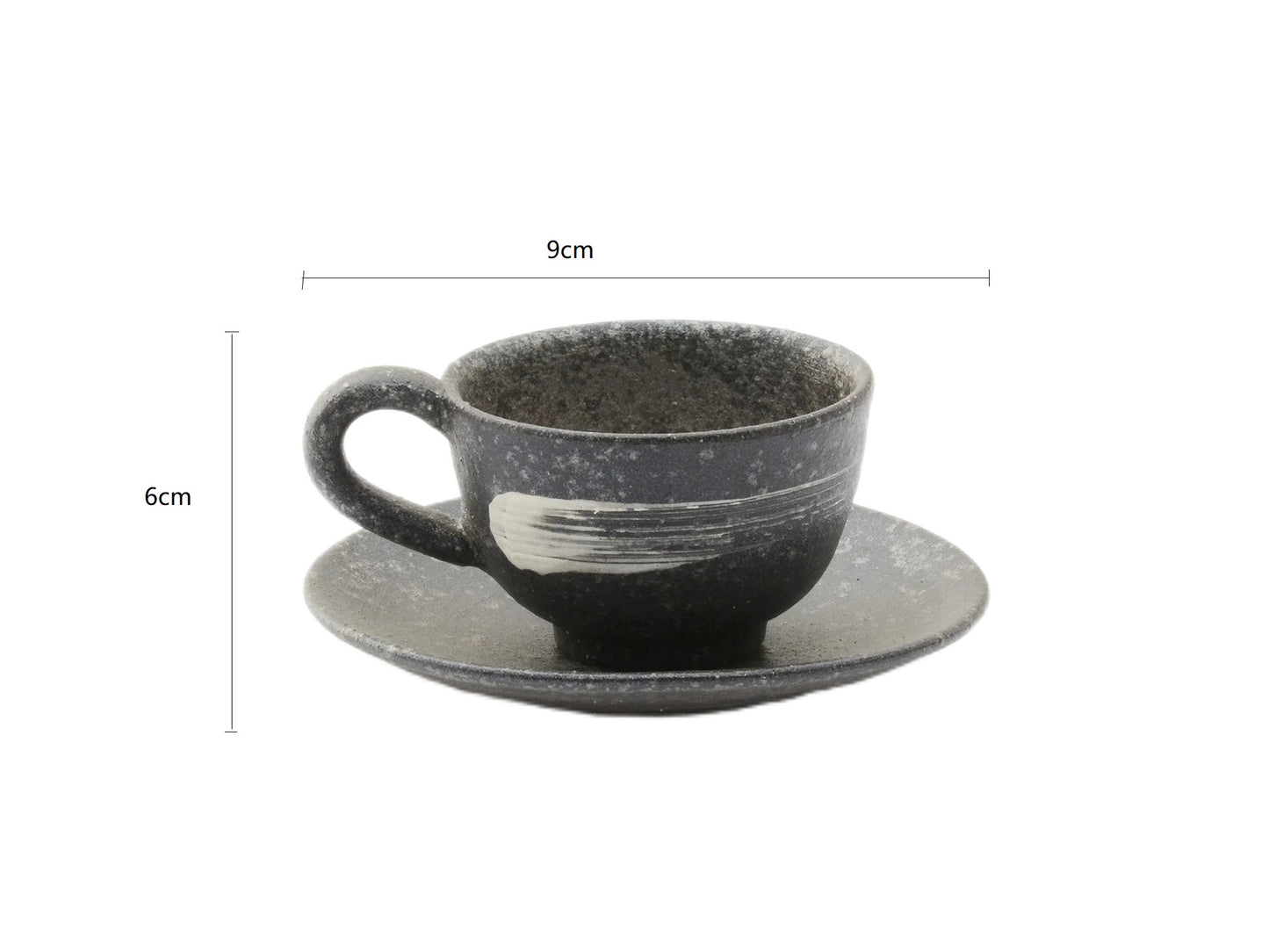 SP3023187 Brush Handmade Cup Set 9*6cm