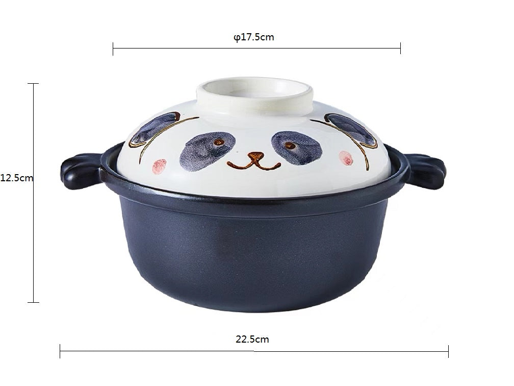 2023108 Banko Yaki 24-25 Panda One-Person Pot