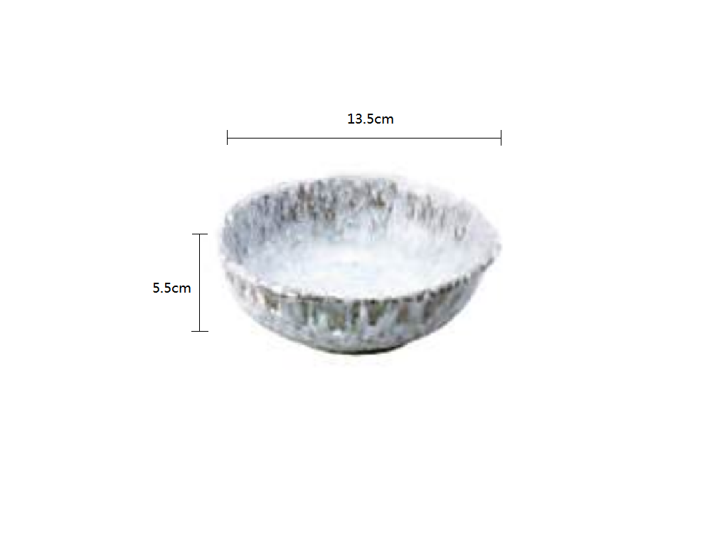 2023238 Xiao He Bluish white No.4.5 13.5*5.5cm Small Deep Bowl