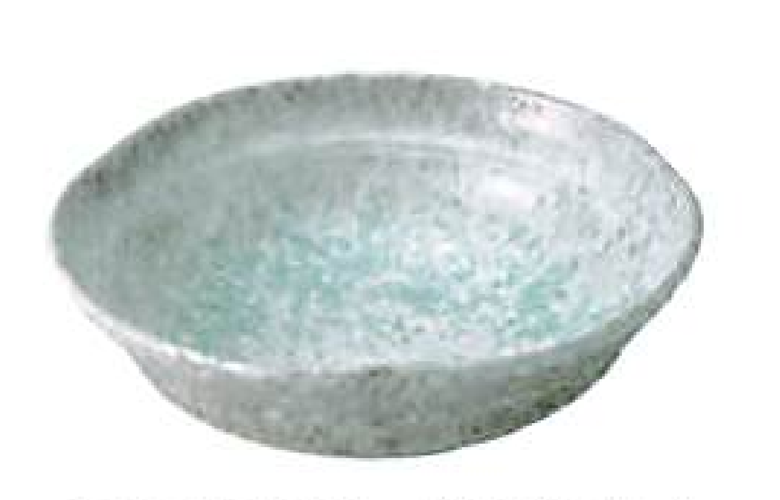 2023379 Xiao He Bluish white Salad Bowl 21.5*6cm