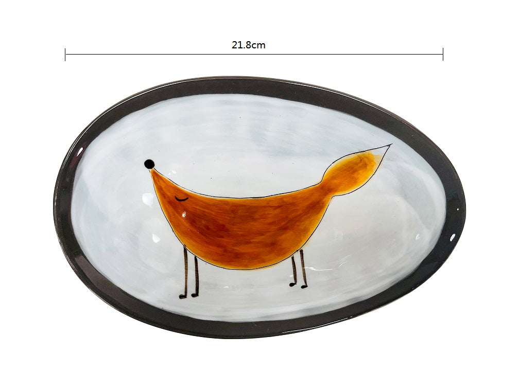 8.6" Fox Oval Disk