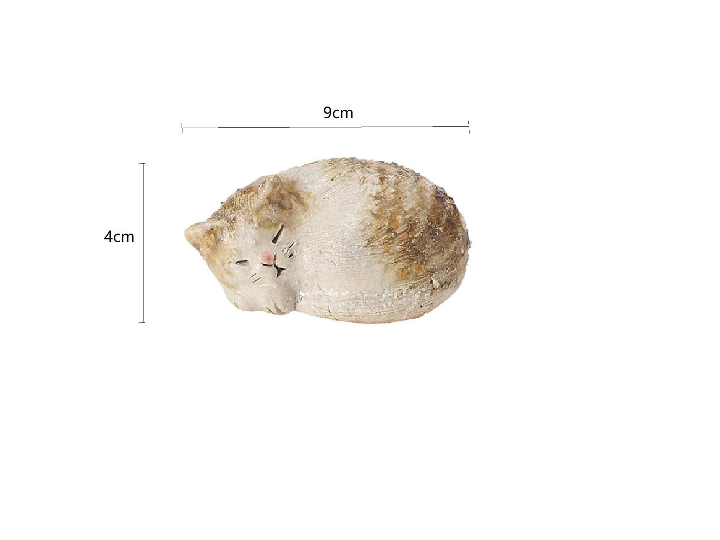 SP3023158/SP3023159 Large/Small Sleepy Cat Decoration With Gift Box
