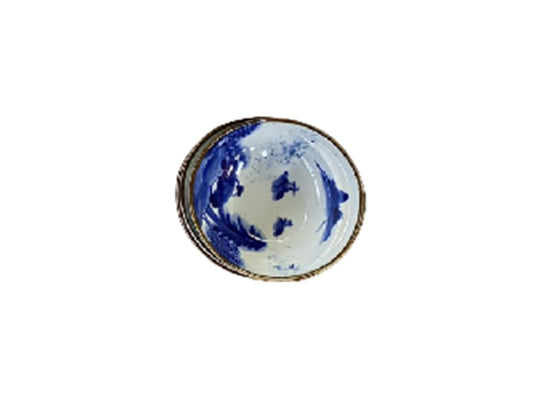 2025550 Gu Ran Fu Encircling Mountain and Water Landscape Bowl 19×8.8㎝