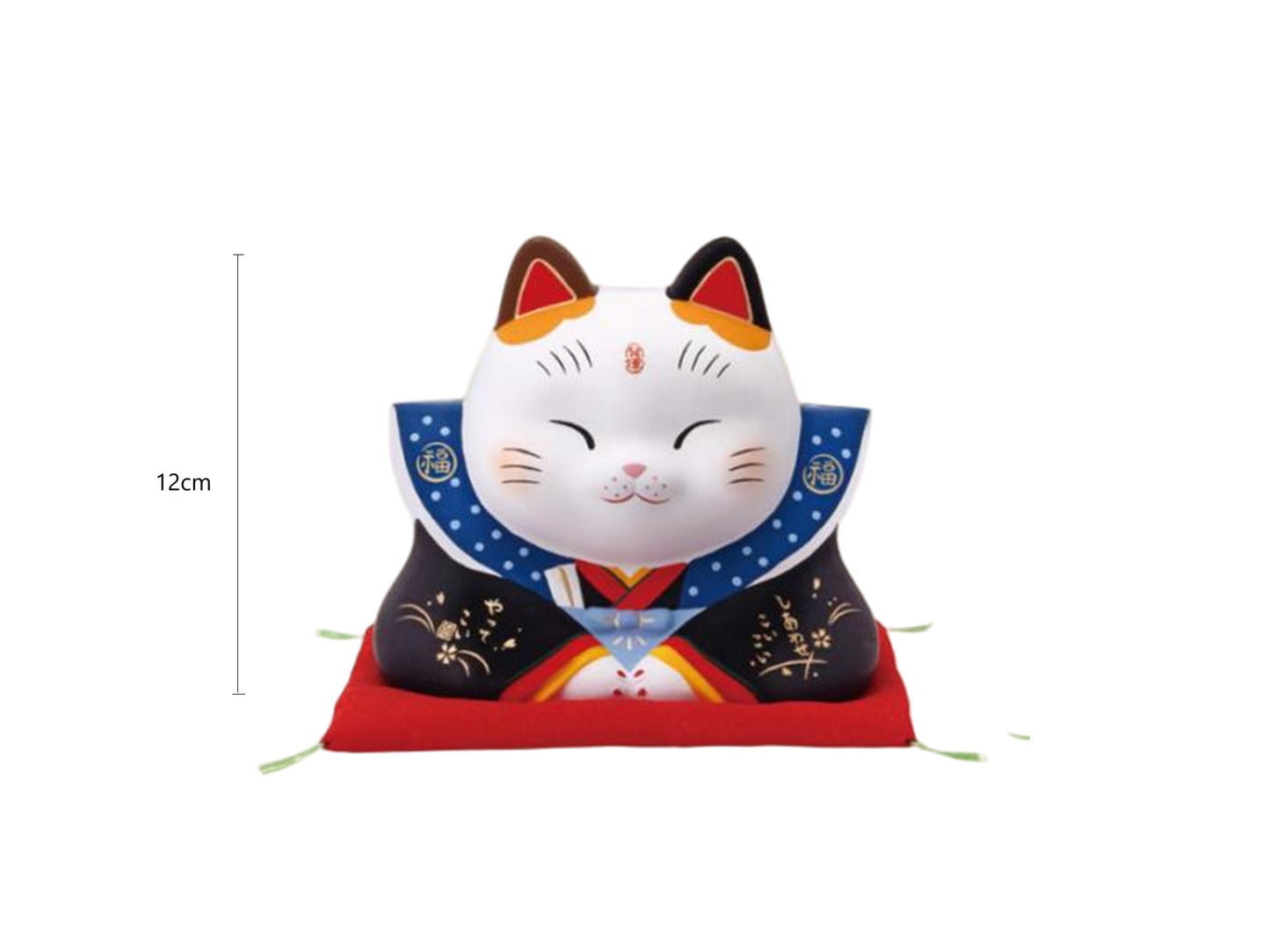 2025513/2025514/2025515set 7539/7845/7900 Colorful Seven Gods Lucky Cat 22cm/Colorful Lucky Cat 12cm/Seven Gods Lucky Cat 3.5cm With Gift Box