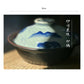 2024485/2024486 Hand Painted Imari Yaki Goldfish/Landscape 30*8.5cm Large Deep Pot With Gift Box