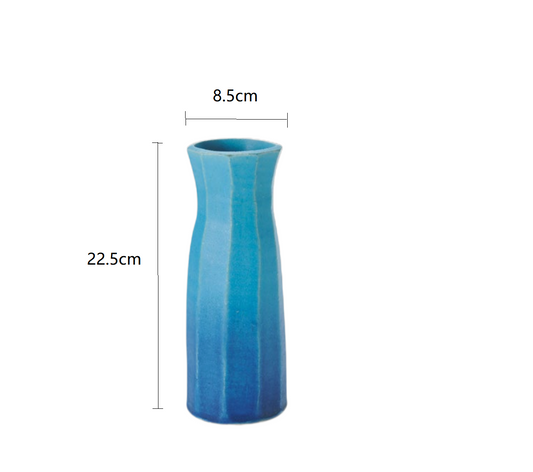 SP3023110 Qing Lan Handmade Vase 8.5*22.5cm