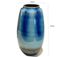 SP3023124 Shigaraki Yaki Blue Handmade Long Vase 15*27cm With Gift Box