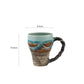 2023318/2023319/2023320 Pink/Sky Blue/Dark Blue Mug 8.5*10.5cm