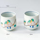2023004/2023005 Kutani-Ware Green Bird One Teapot 350ml Two Teacups 220ml