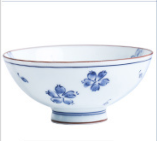 2023061/2023062/2023063/2023064/2023065/2023066/2023067 Blue And White 11.5*5cm Small Bowl 1Pcs/Unit