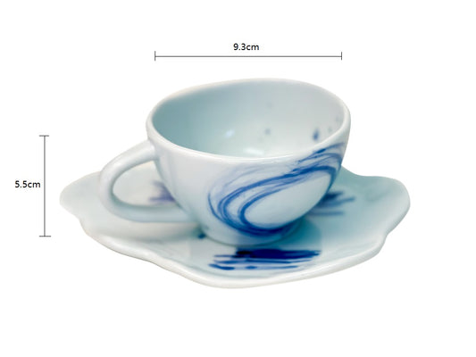 2023119 Azure Coffee Cup Set 200ml