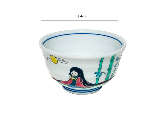 2023022 Kutani-Ware Girl Rice Bowl 9.4*5.4cm