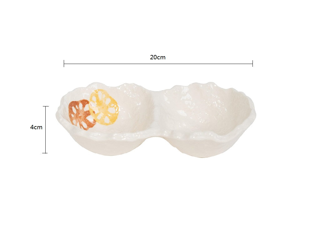 2023054/2023055 Xiao He 20*10*4cm Bowl Yellow /Cyan