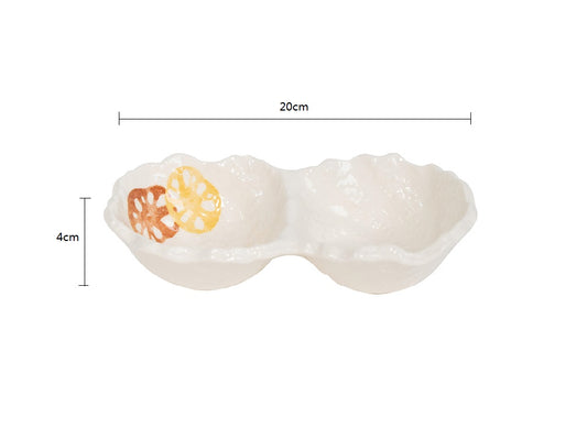 2023054/2023055 Xiao He 20*10*4cm Bowl Yellow /Cyan