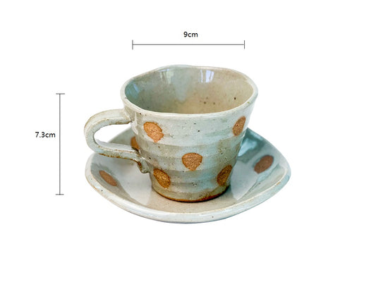 2023120 Dot Coffee Cup Set 200ml