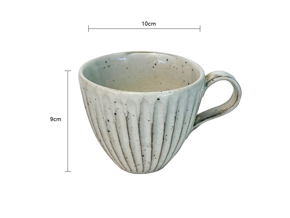 2023126 White Striped Coffee Cup 350ml