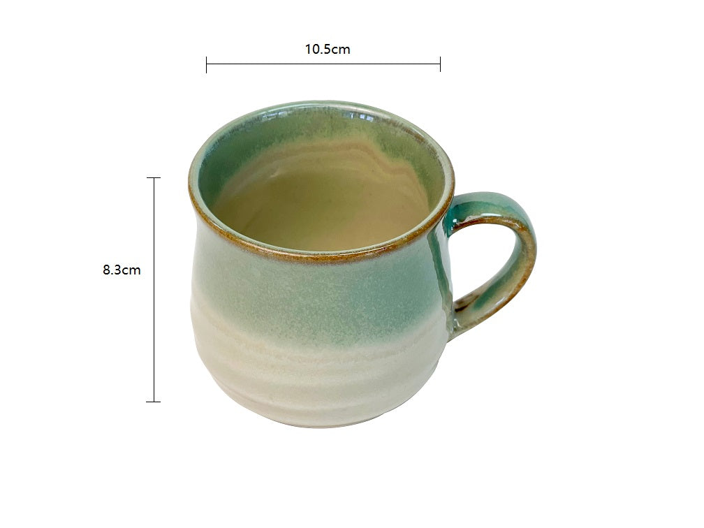 2023128 Green And White Mug 280ml