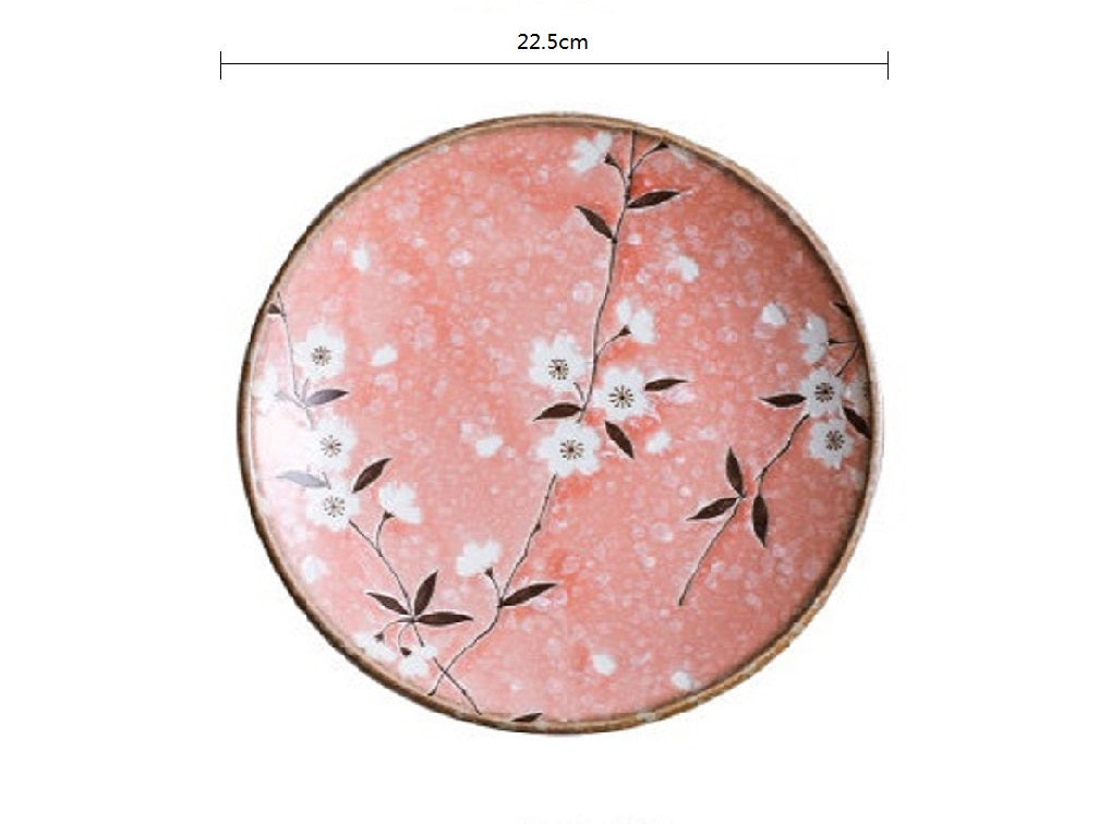 2023087 Pink Sakura 22.5 * 3cm Flat Plate