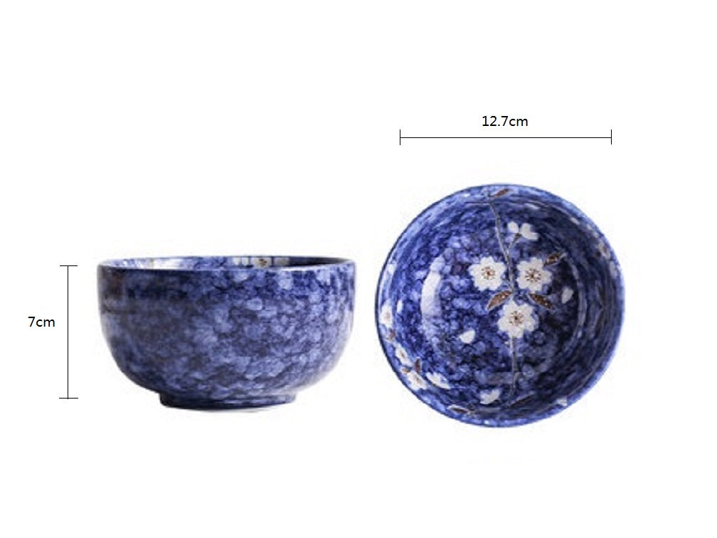 2023095 Blue Sakura 12.7 * 7cm Small Bowl
