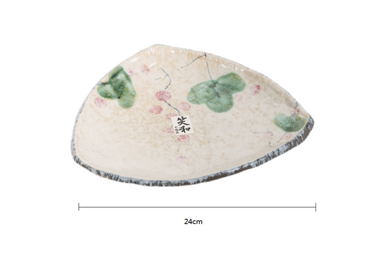 2023218 Xiao He Triangle 24*20.5*3cm Middle Dish