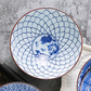 2023061/2023062/2023063/2023064/2023065/2023066/2023067 Blue And White 11.5*5cm Small Bowl 1Pcs/Unit